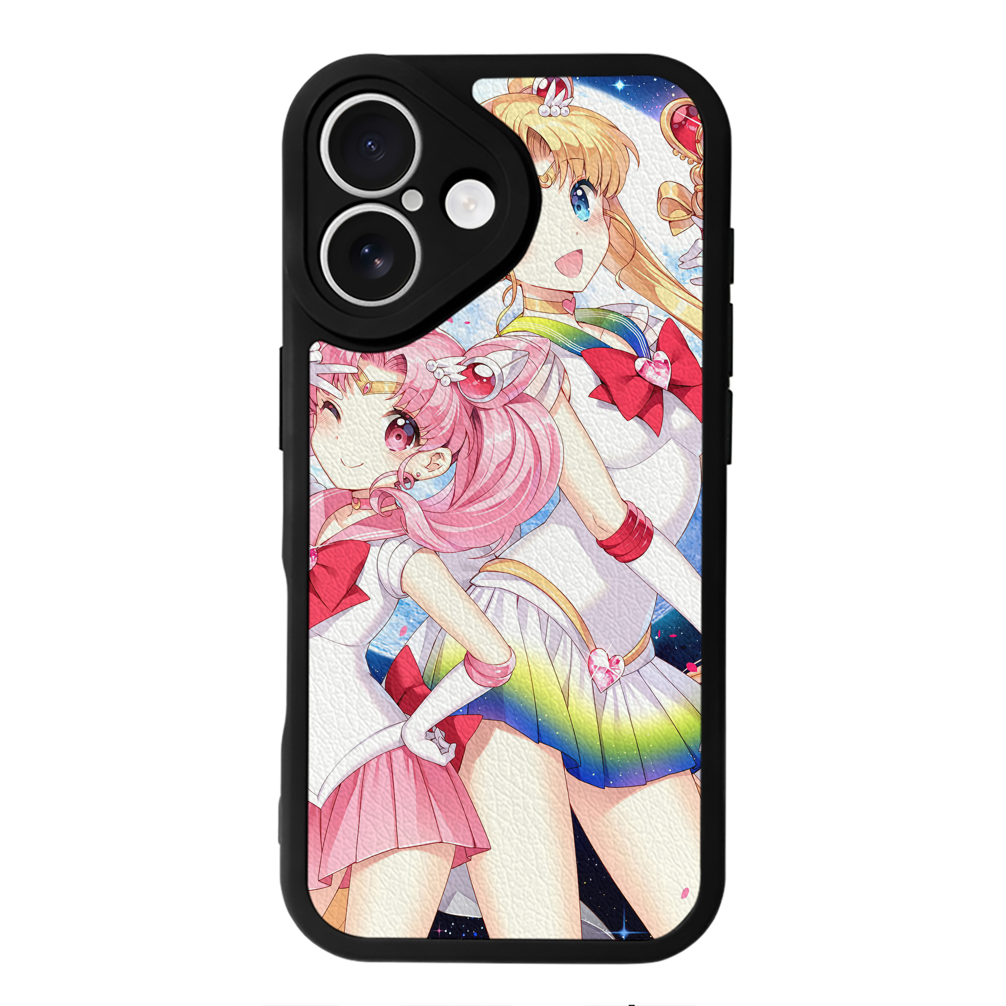 （画像用） 美少女戦士セーラームーン Sailor Moon 【iPhone 16シリーズ対応】シリコンスマホケース（レザー調） 材質：シリコン